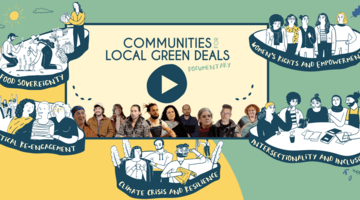 Screenshot communities for local green deals documentary