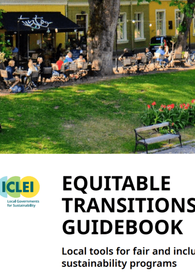 Cover page of Equitable Transitions Guidebook