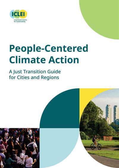 The title page of the guidebook: People-centered climate action by ICLEI