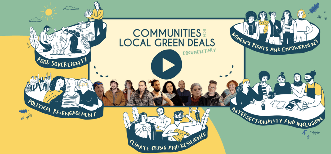 Screenshot communities for local green deals documentary