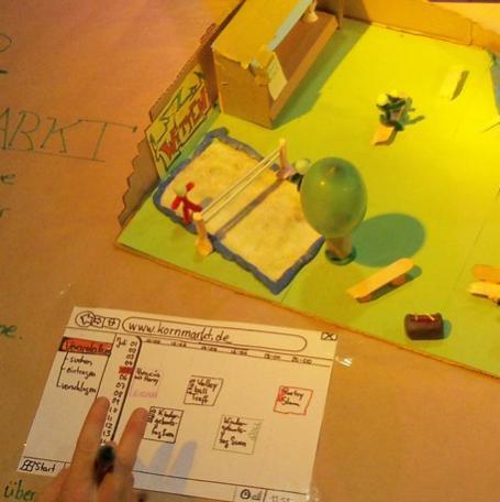 Planning documents on the table Planning documents on the table